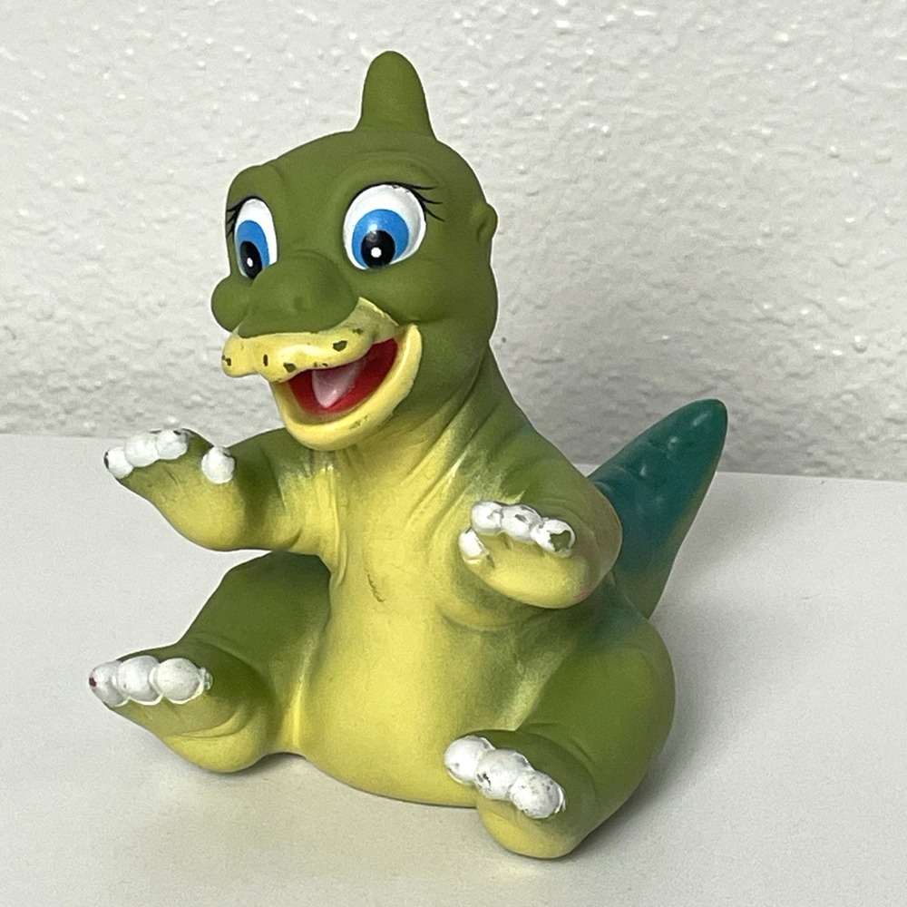Vintage 1988 Land Before Time DUCKY Rubber Hand Puppet Pizza Hut Toy